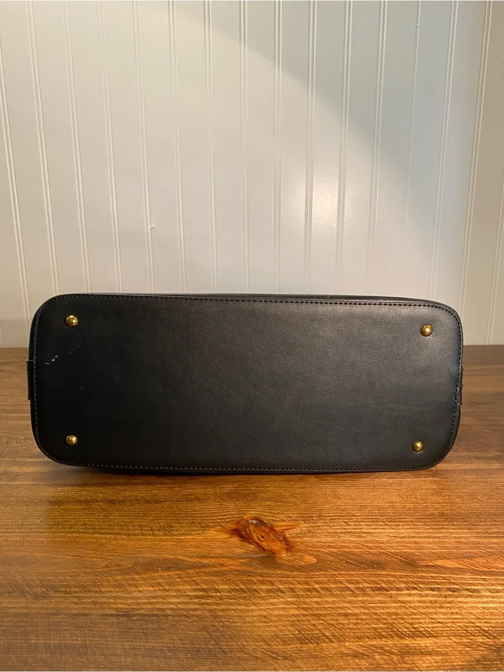 Anne Klein - Black Dome Satchel Handbag